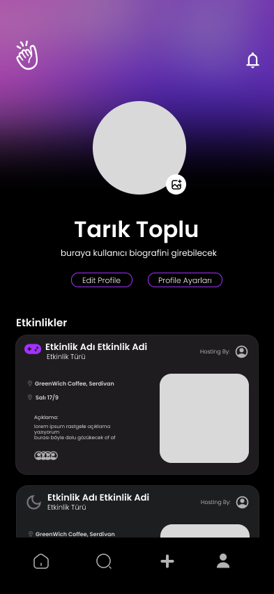 degel organizatör paneli